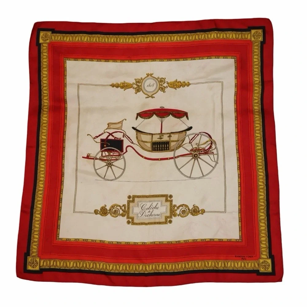 Vintage Bianchini Freire Paris Royal Square Scarf